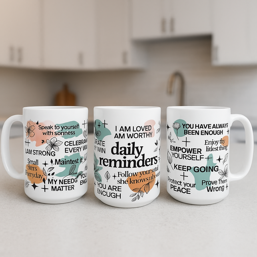Daily Affirmation | Mental Health Mug