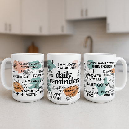 Daily Affirmation | Mental Health Mug