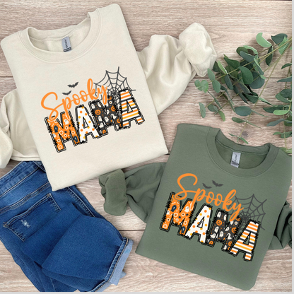 Halloween Spooky Mama Sweatshirt