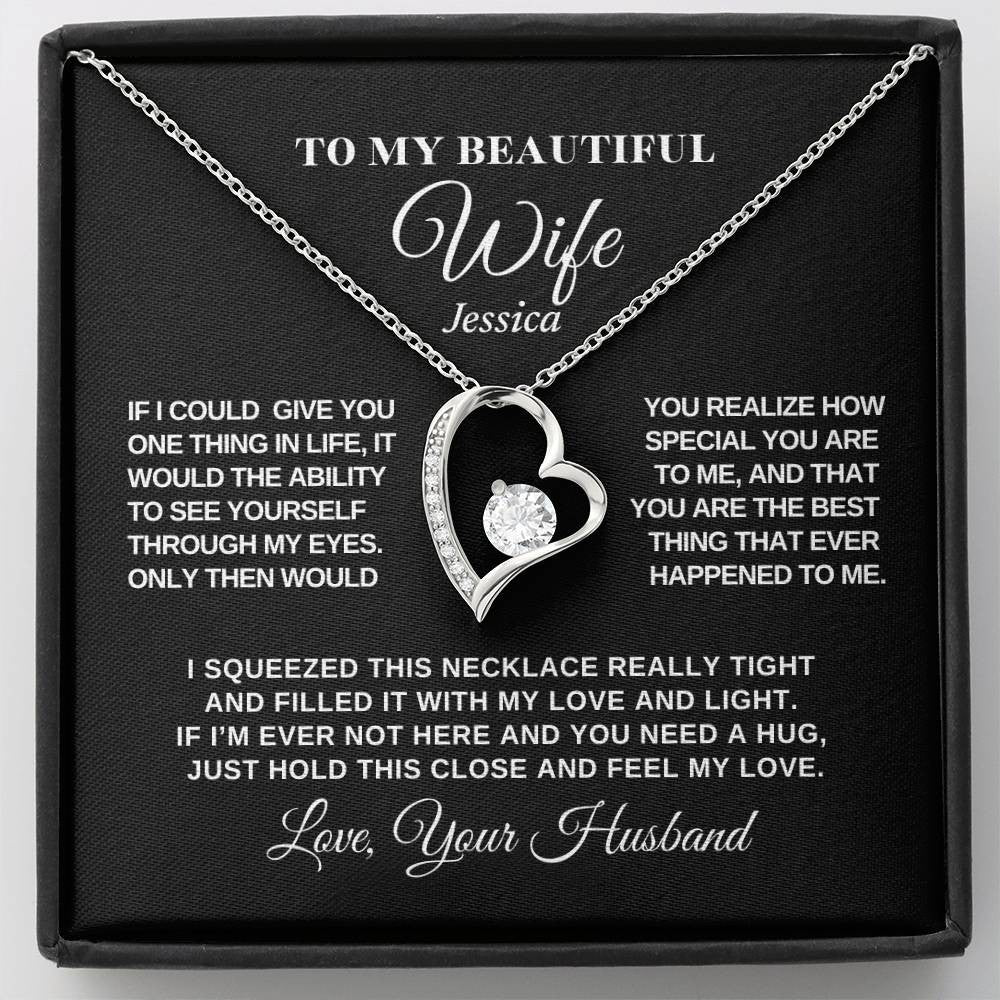 Personalized To My Wife - Forever Love Necklace