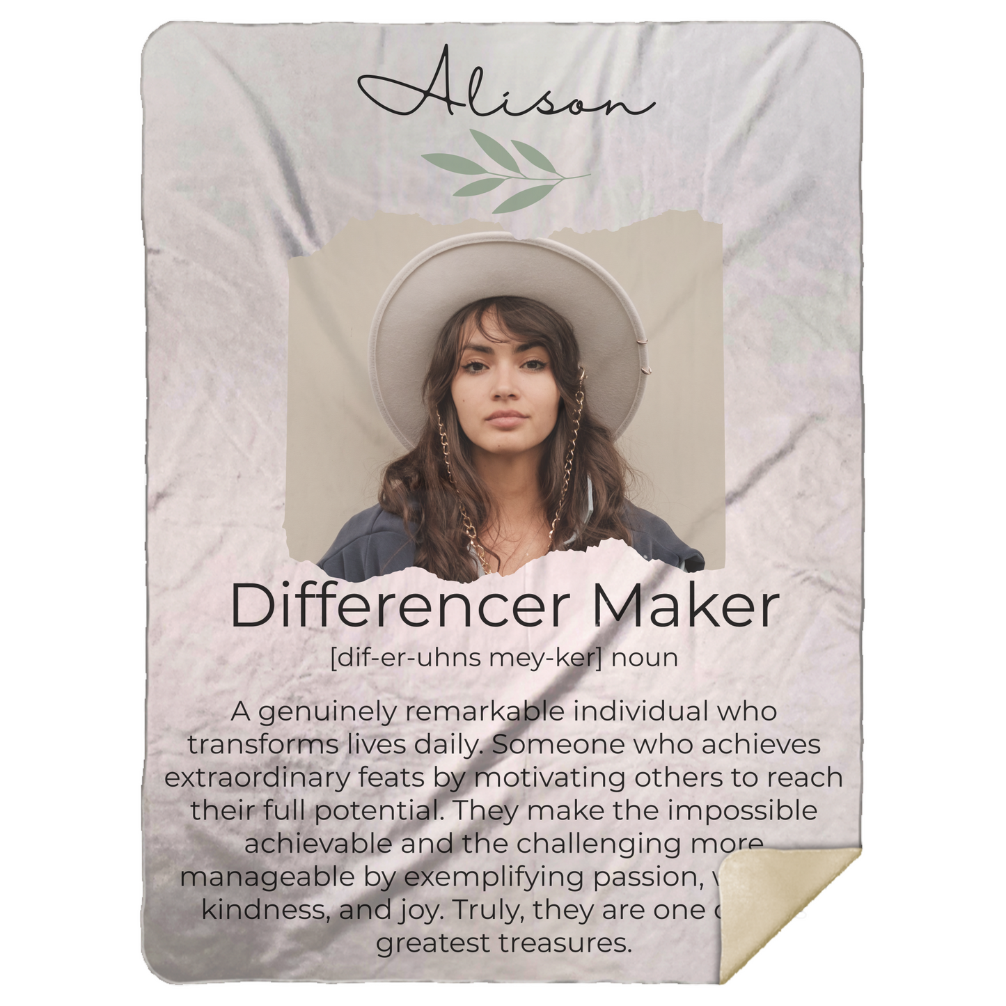 Personalized Photo Blanket – Inspirational Gift for Women