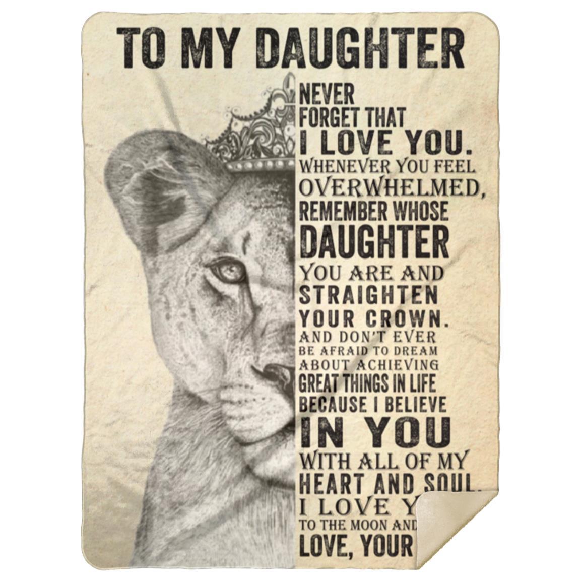 To My Daughter, Straighten Your Crown Blanket