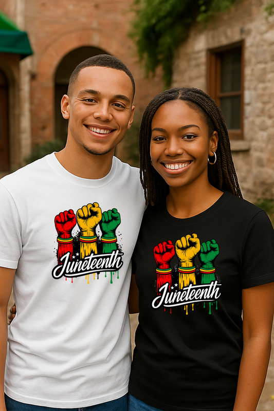 Power in the Fist – Juneteenth Freedom Tee