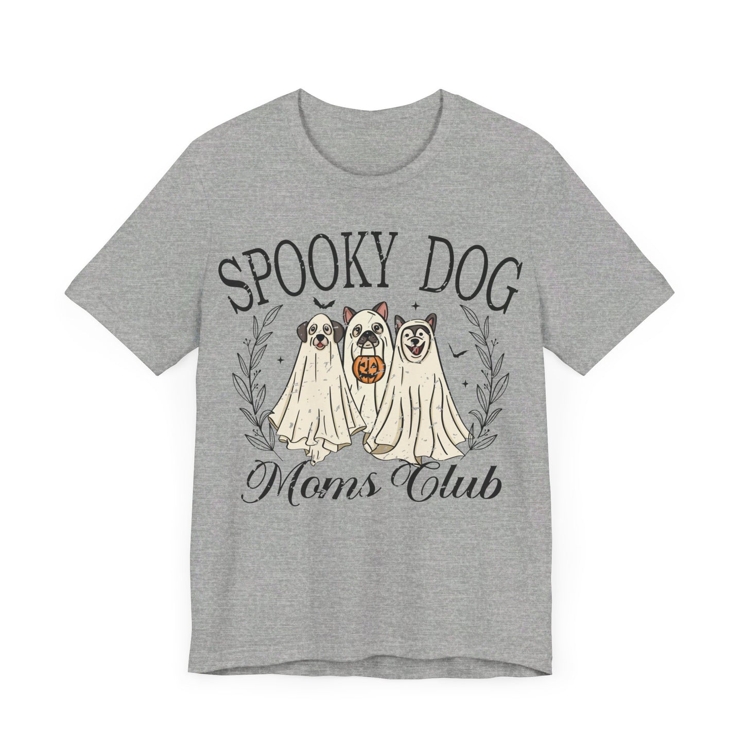 Spooky Dog Mom Club - Unisex Size Jersey Short Sleeve Tee - Say It With Ease