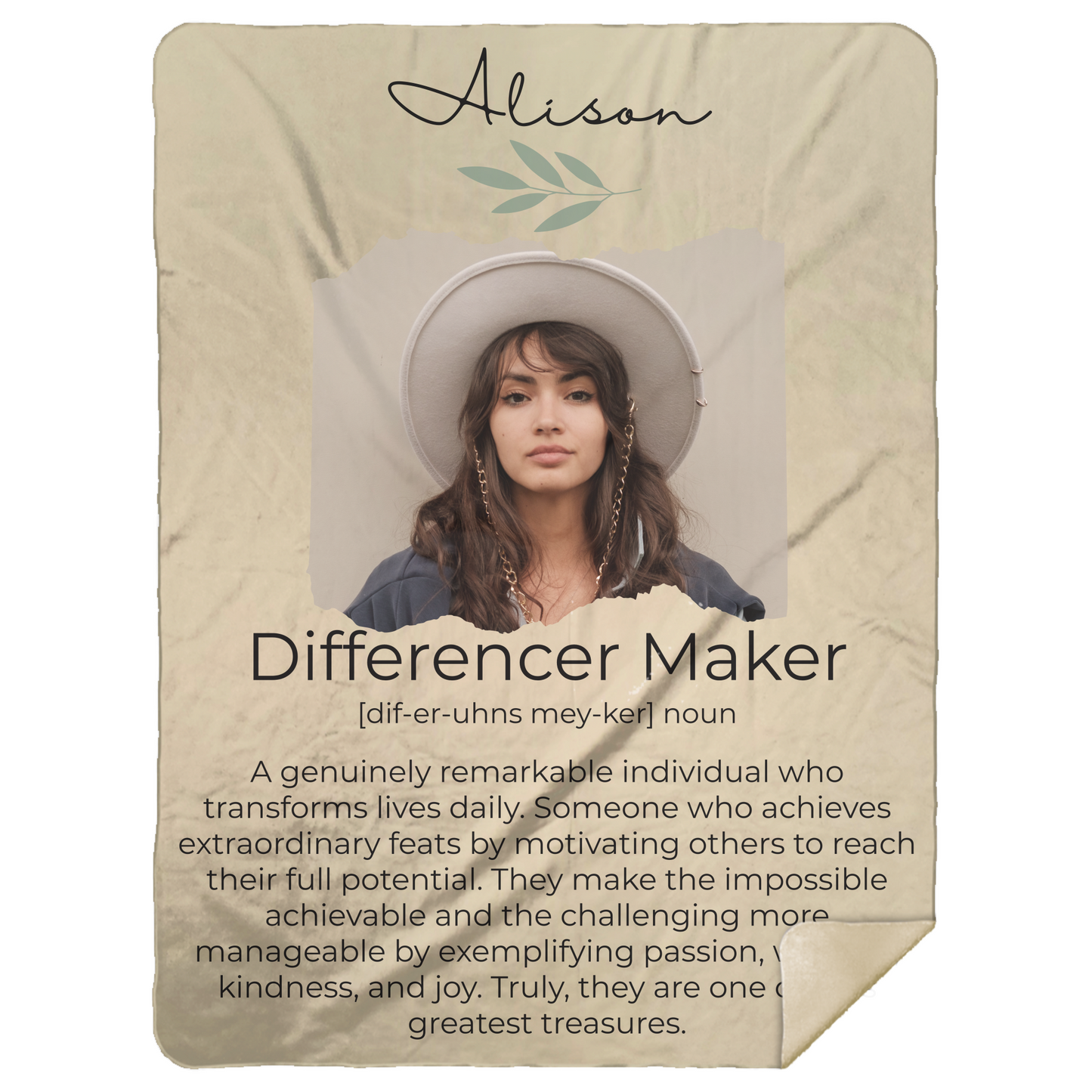 Personalized Photo Blanket – Inspirational Gift for Women