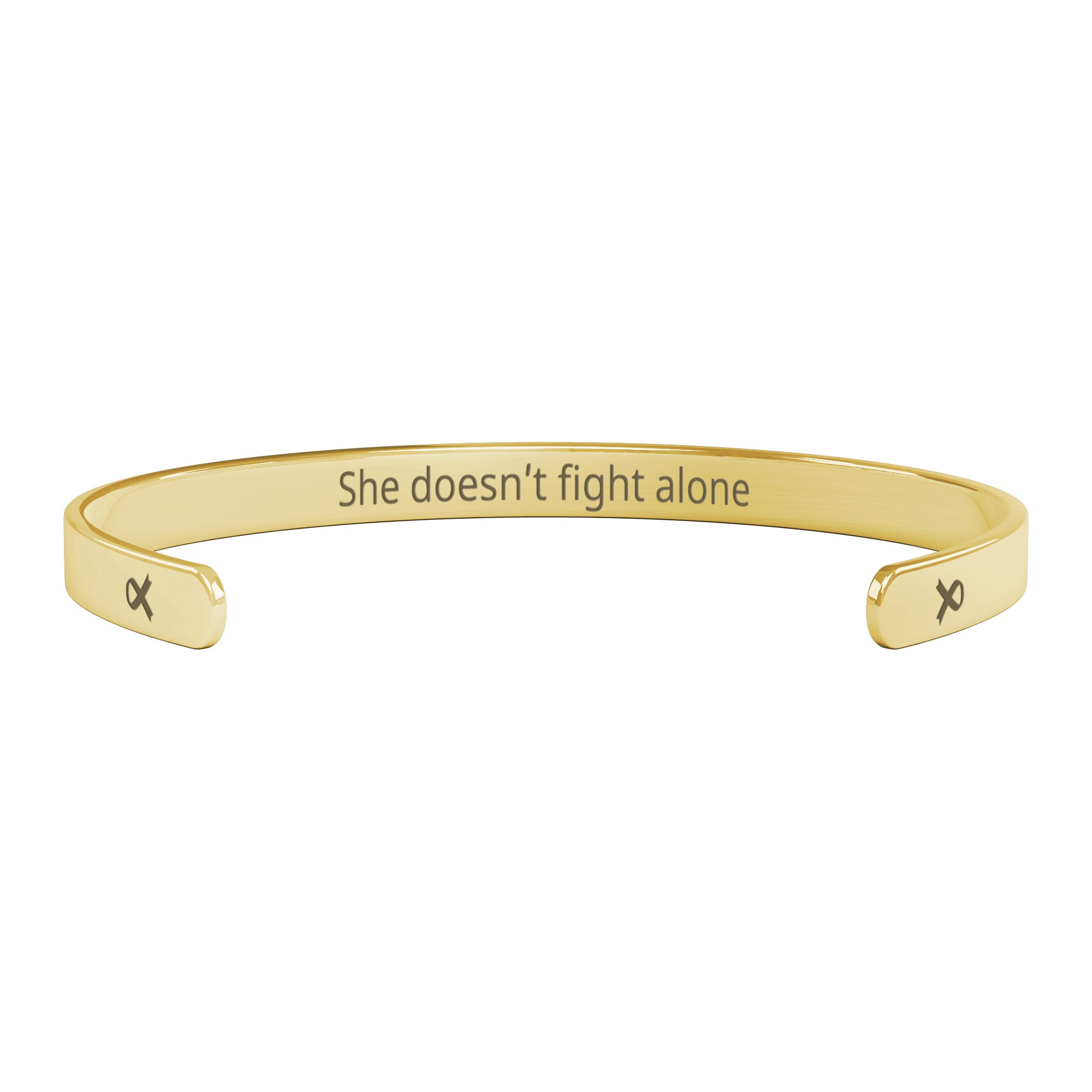 BE STRONGER THAN THE STORM Breast Cancer Support Cuff Bracelet Say It With Ease