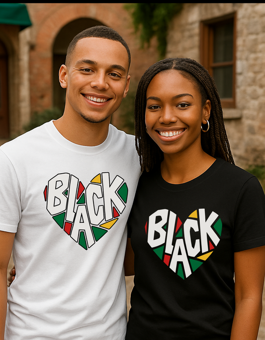 BLACK Love Heart – Juneteenth Pride Shirt