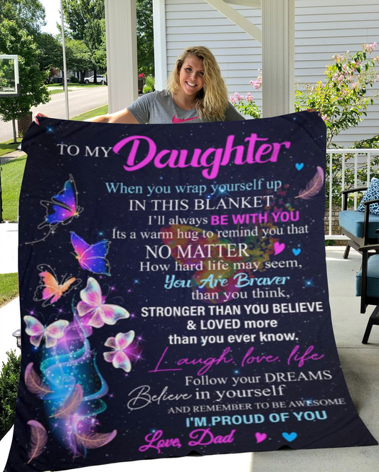 To My Daughter To My Daughter, I'll Always Be With You, Love Dad