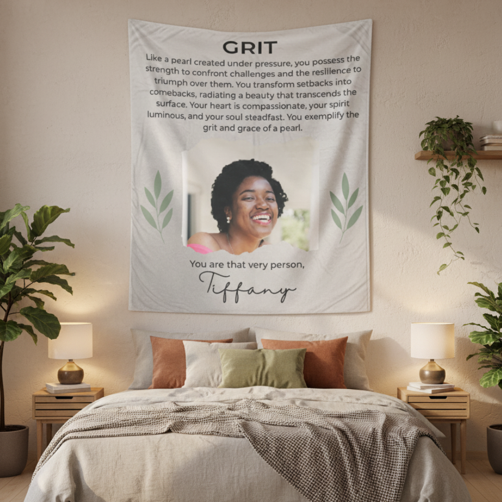 Personalized Empowerment Blanket – Inspirational Gift for Women