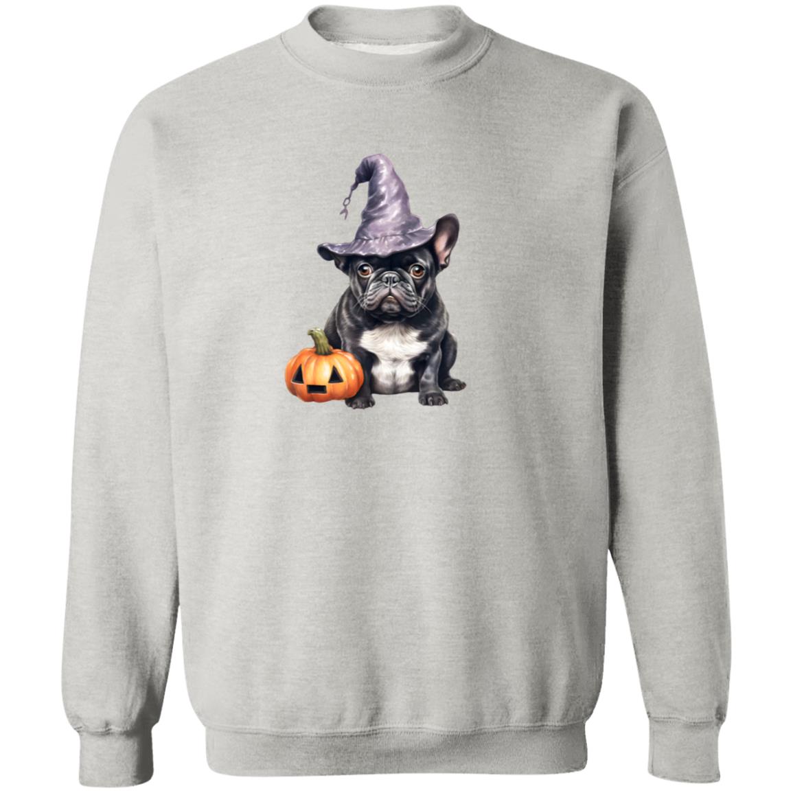 Halloween Dog-Breed Witch Unisex Crewneck Pullover Sweatshirt (2 Options) - Say It With Ease