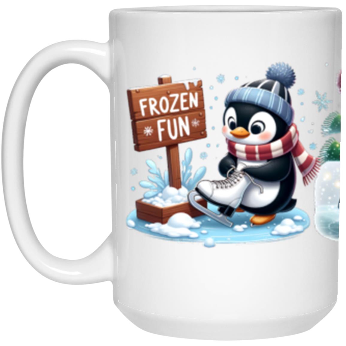 Cute Penguin Christmas Mugs