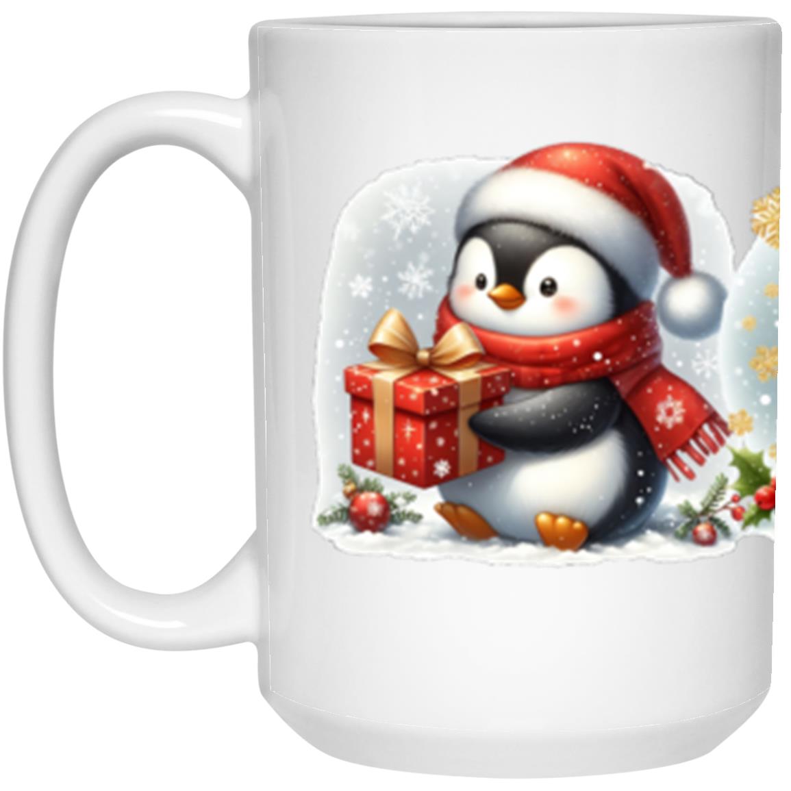 Cute Penguin Christmas Mugs