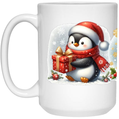 Cute Penguin Christmas Mugs