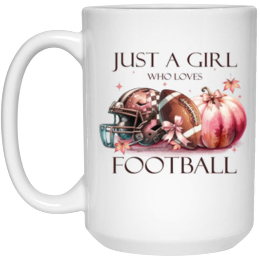 Just a Girl Who Loves Football  Mug