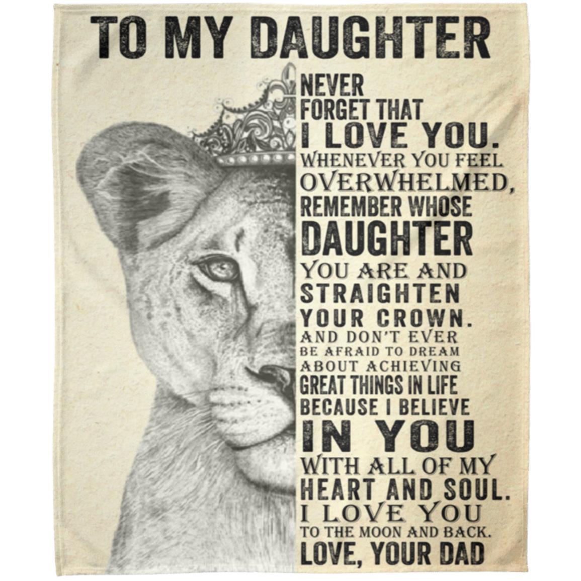 To My Daughter, Straighten Your Crown Blanket