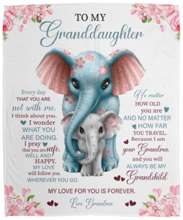 To My Granddaughter, My Love For You Is Forever