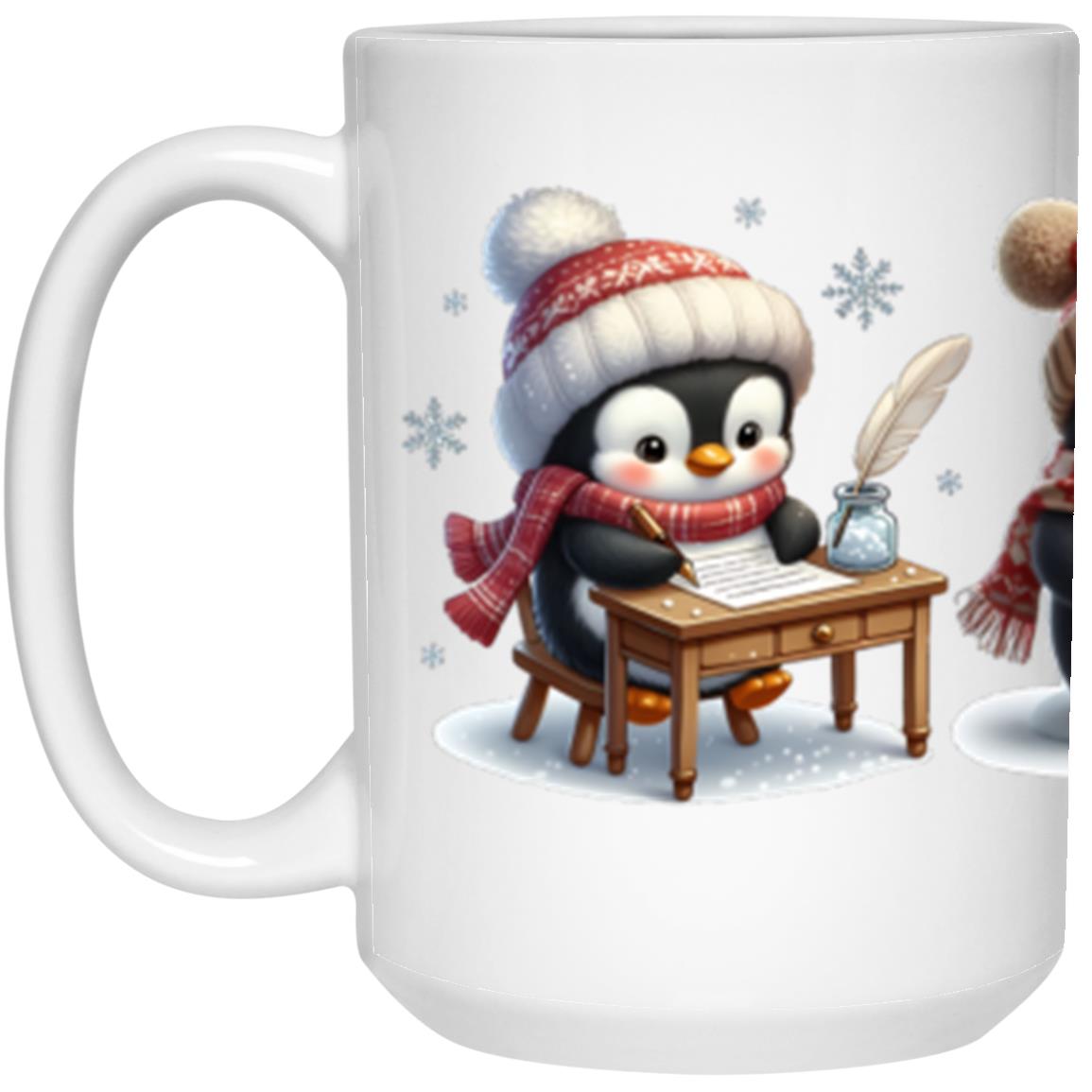 Cute Penguin Christmas Mugs