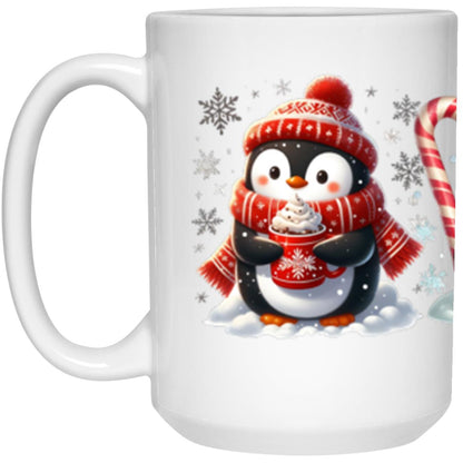 Cute Penguin Christmas Mugs