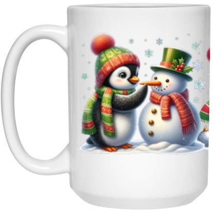 Cute Penguin Christmas Mugs