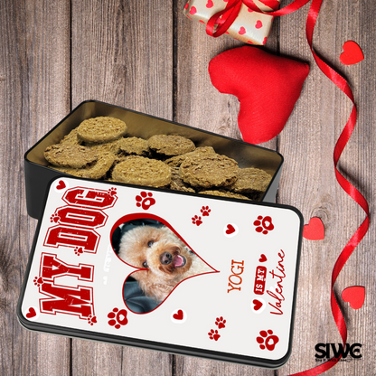 My Dog Is My Valentine Personalized Gourmet Dog Cookies