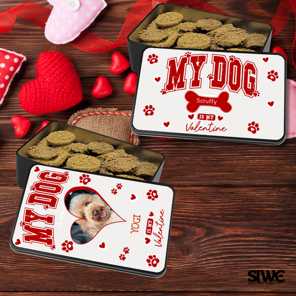 My Dog Is My Valentine Personalized Gourmet Dog Cookies