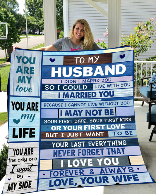 To My Husband, Why I Married You Blanket