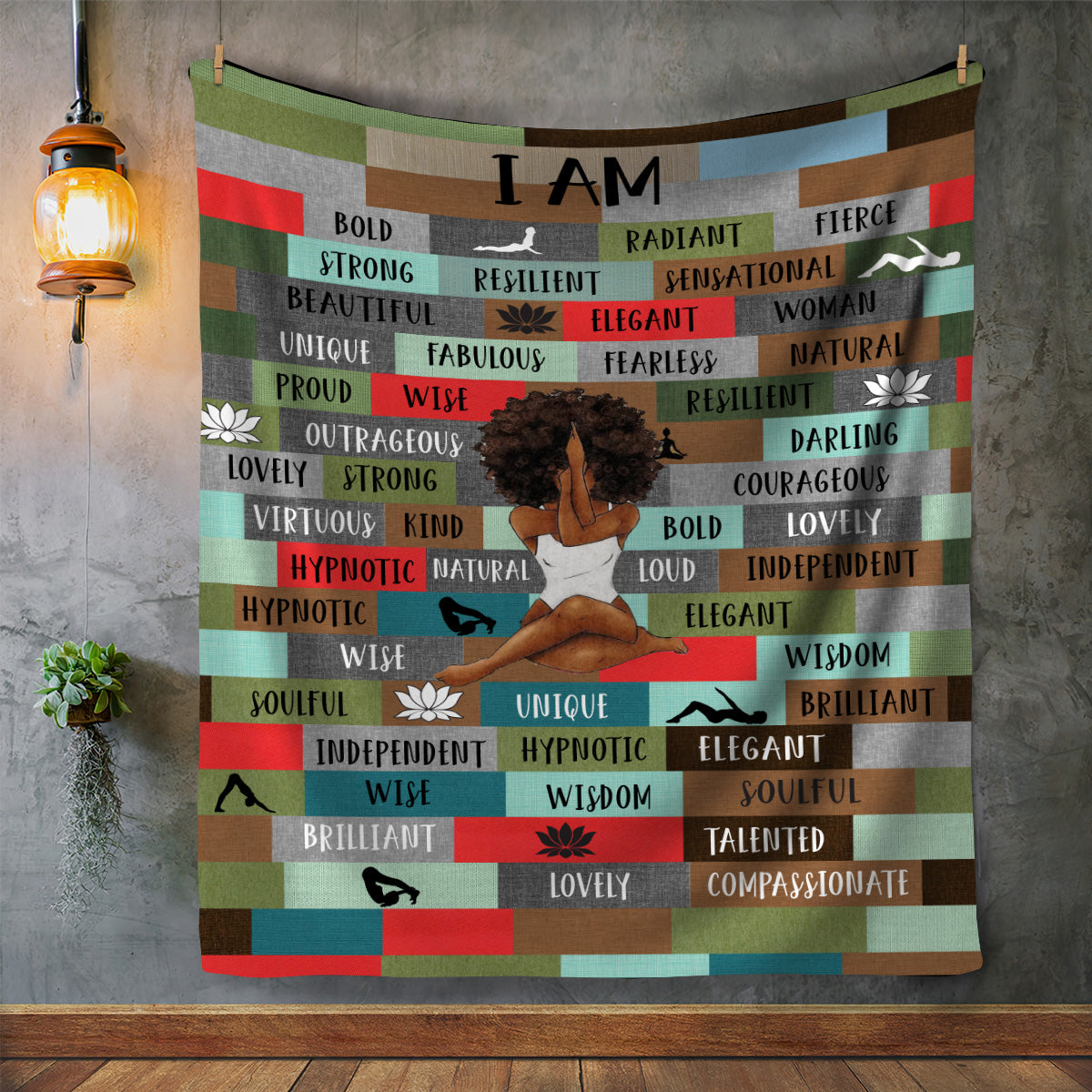 I AM, Positive Affirmation Blanket