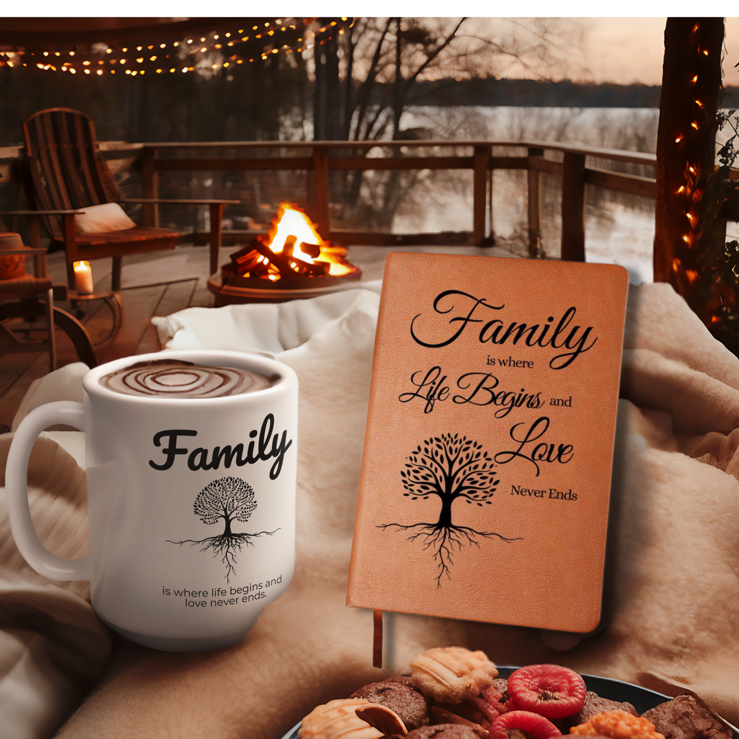 Family Is Where Life Begins Mugs