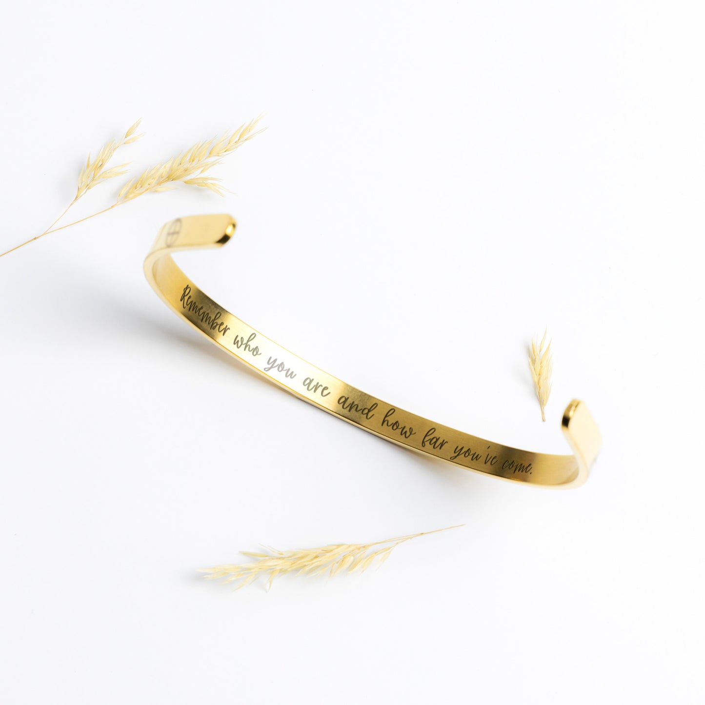 Remember Who You Are" Cuff Bracelet