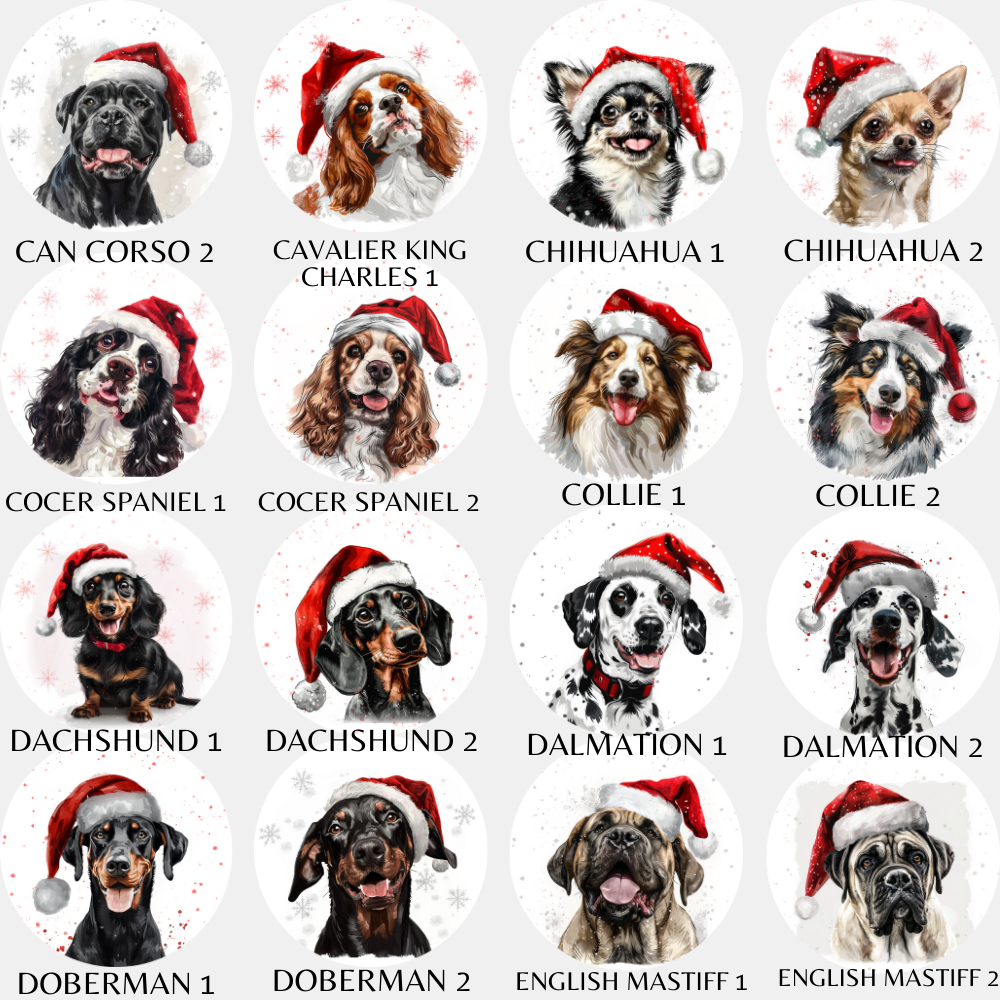 Personalized Dog Breed Ornaments