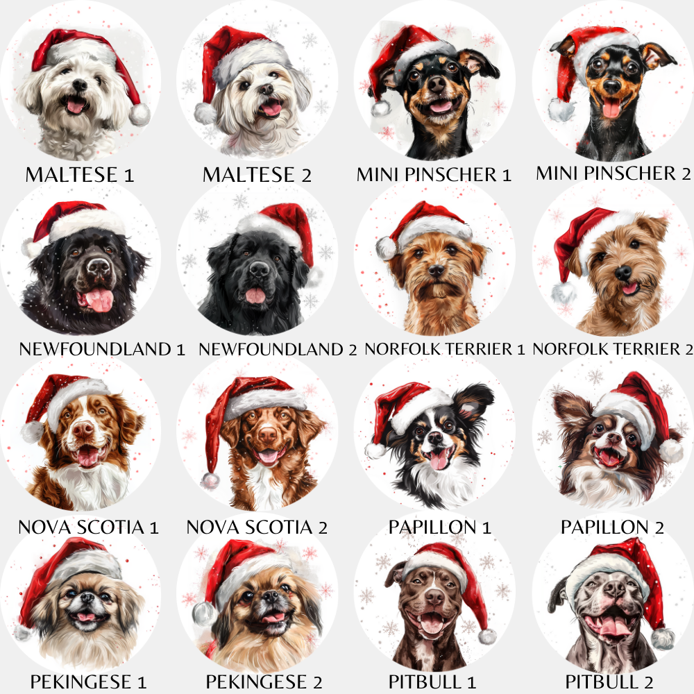 Personalized Dog Breed Ornaments