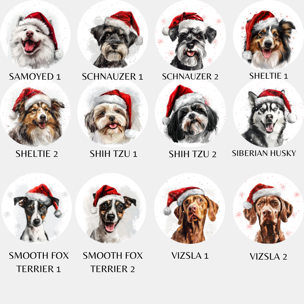 Personalized Dog Breed Ornaments