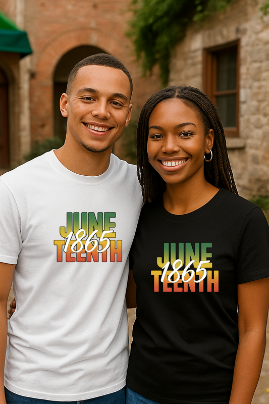 Juneteenth 1865 Gradient Pride Tee
