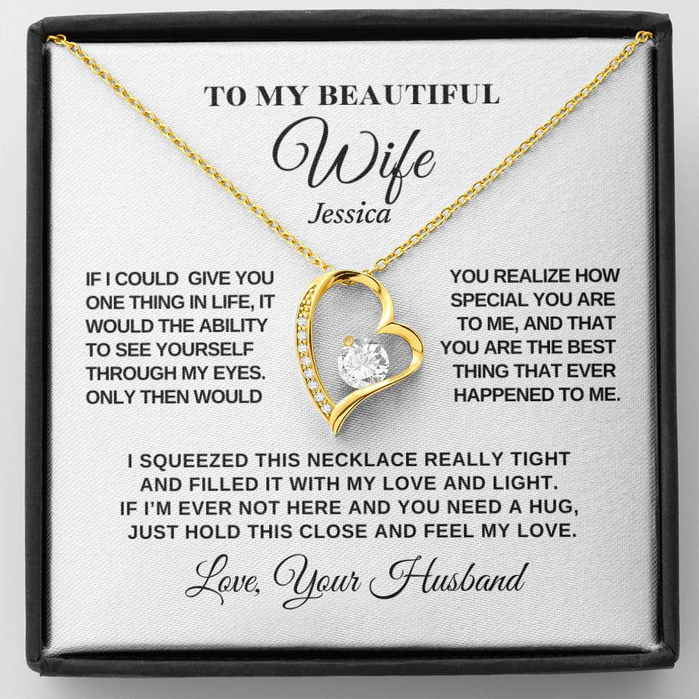 Personalized To My Wife - Forever Love Necklace