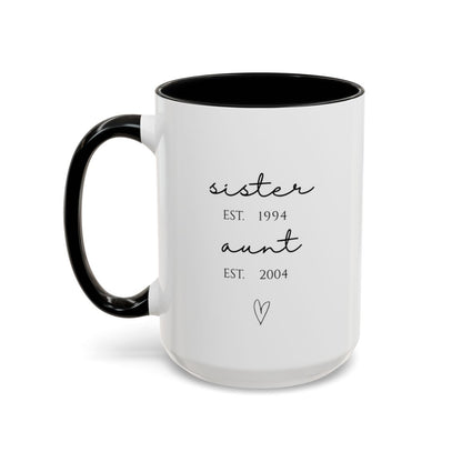 Custom Aunt Mug | New Aunt | Promoted to Aunt