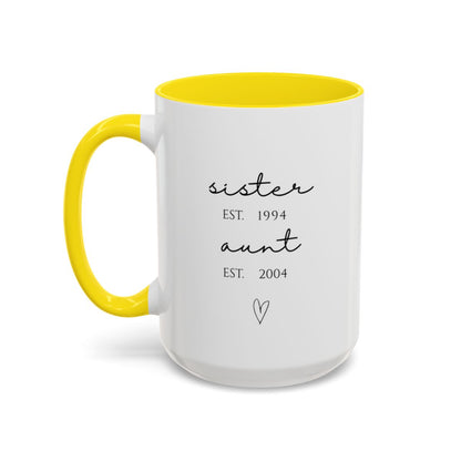 Custom Aunt Mug | New Aunt | Promoted to Aunt
