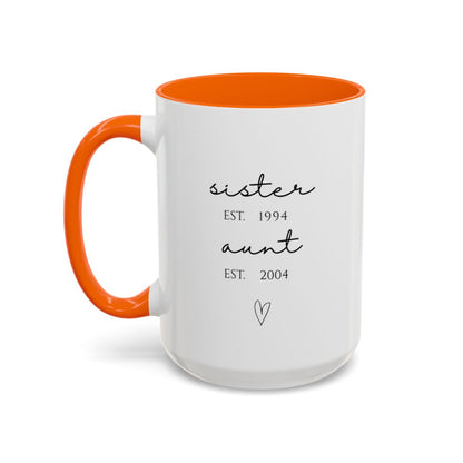 Custom Aunt Mug | New Aunt | Promoted to Aunt