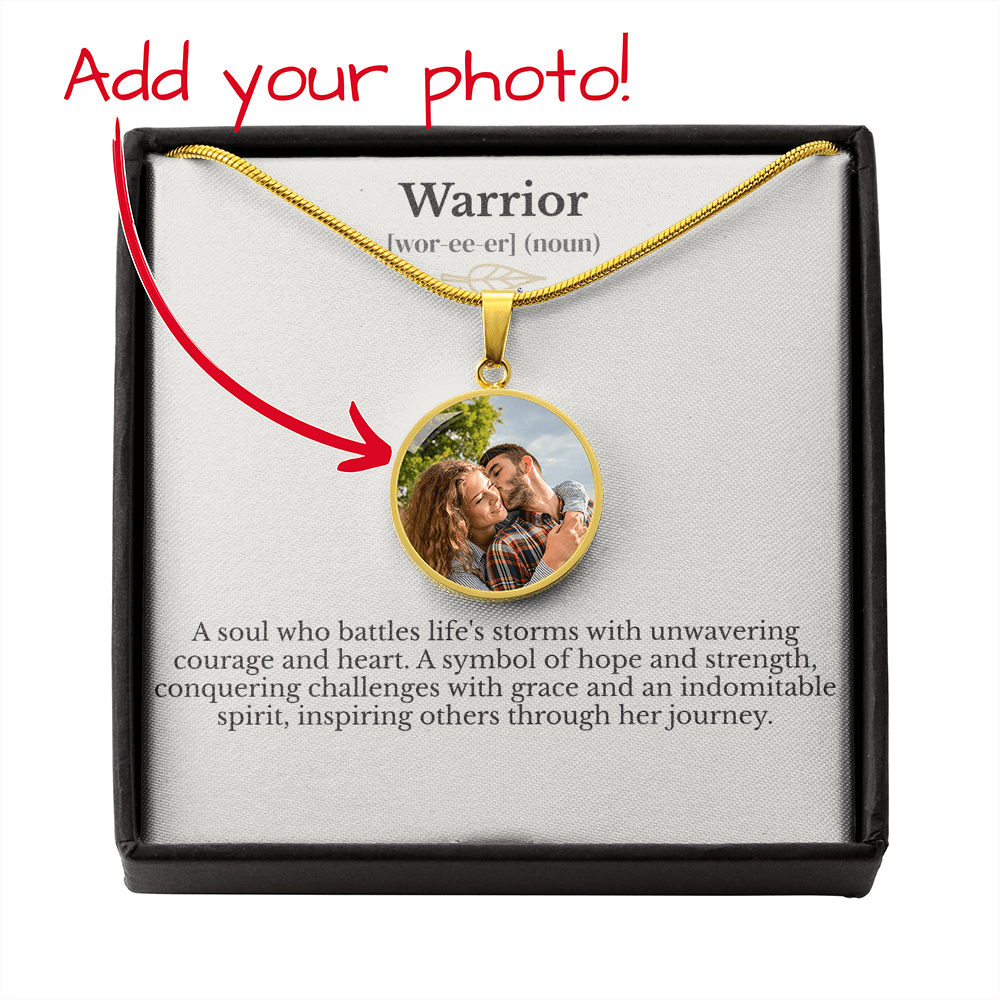 Photo Memory Pendant - Warrior