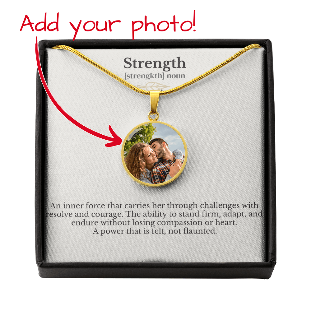 Photo Memory Pendant - Strength