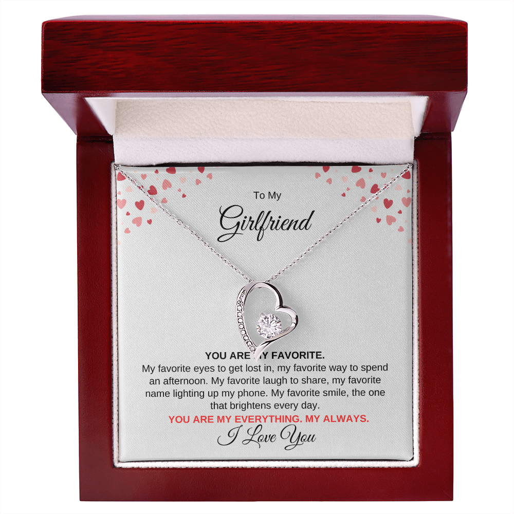 To My Girlfriend | Forever Love Necklace |  Valentine's Day Gift