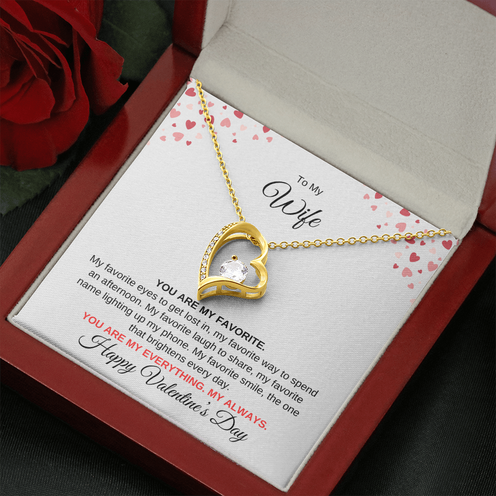 To My Wife | Forever Love Necklace | Valentine's Day Gift