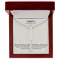 Engraved 4-Sided Stick Necklace - Legacy