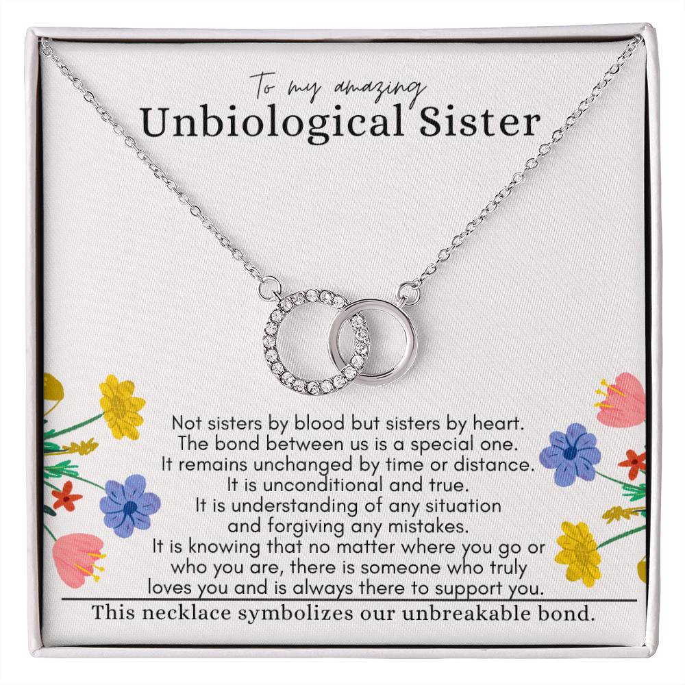 Perfect Pair Necklace - Unbiological Sister - Say It With Ease