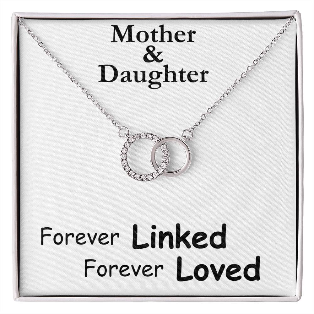 Mother Daughter Forever Linked Forever Loved Necklace - Say It With Ease