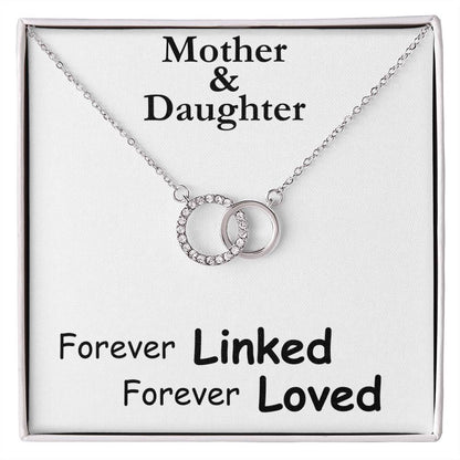 Mother Daughter Forever Linked Forever Loved Necklace - Say It With Ease