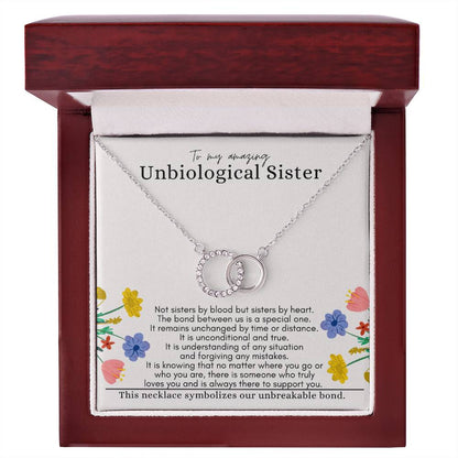 Perfect Pair Necklace - Unbiological Sister - Say It With Ease