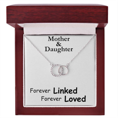 Mother Daughter Forever Linked Forever Loved Necklace - Say It With Ease