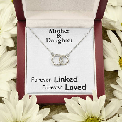 Mother Daughter Forever Linked Forever Loved Necklace - Say It With Ease