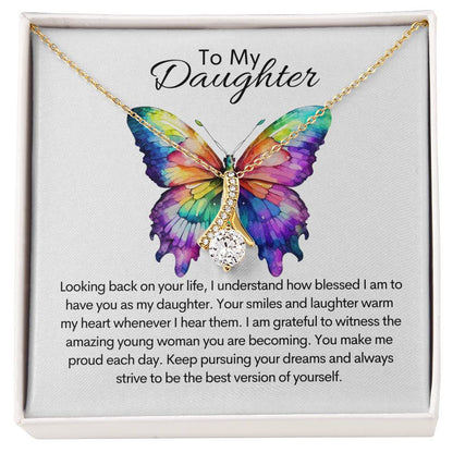 To My Daughter - Alluring Beauty Necklace - Say It With Ease