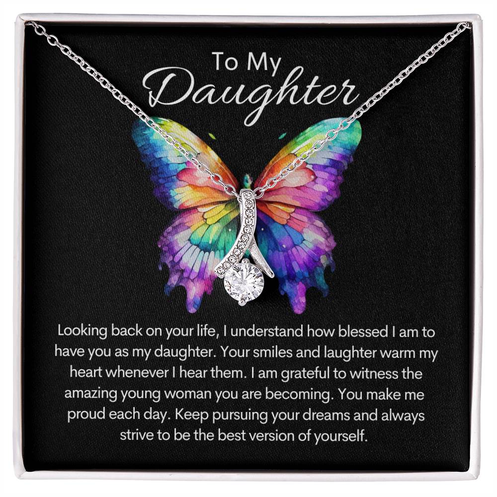 To My Daughter - Alluring Beauty Necklace - Say It With Ease